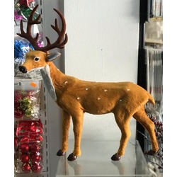Yılbaşı Çam Ağacı Süsü Geyik 47 Cm Kahve