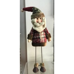 Yılbaşı Çam Ağacı Süsü tel ayaklı noel baba