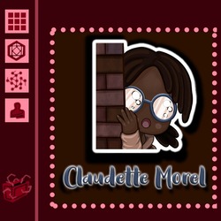 Claudette Morel Sticker