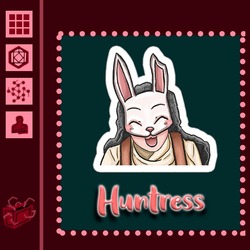 Huntress Sticker