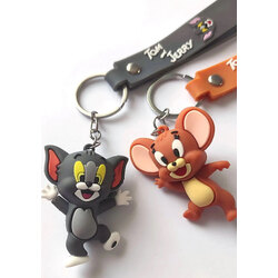 Tom Ve Jerry 3D Çift Anahtarlik 2 Adet
