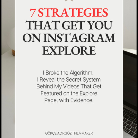 7 STRATEGIES THAT GET YOU ON INSTAGRAM EXPLORE ( e-book)