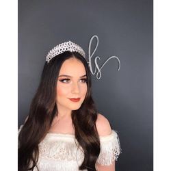 Prenses Taşlı Saç Aksesuarı 
