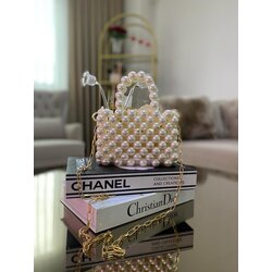 CRYSTAL MODEL İNCİ ÇANTA