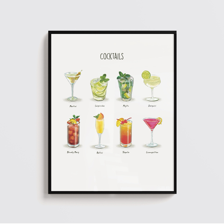 Cocktails Poster 