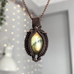 Hürrem Labradorit Kolye 
