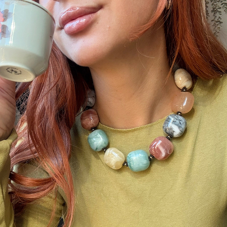 Pastel ~ Tasarım kolye