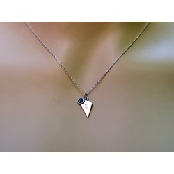 Kişiselleştirilebilir Diamond Gümüş Nazar Kolye