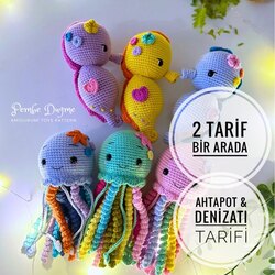 2 Tarif bir arada Ahtapot ve Deniz Atı Tarifi 