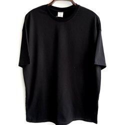 Siyah Baskısız Tshirt 