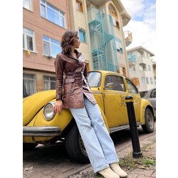 Vintage Deri Ceket 