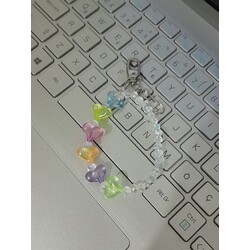 Gökkuşağı Kalp Charm