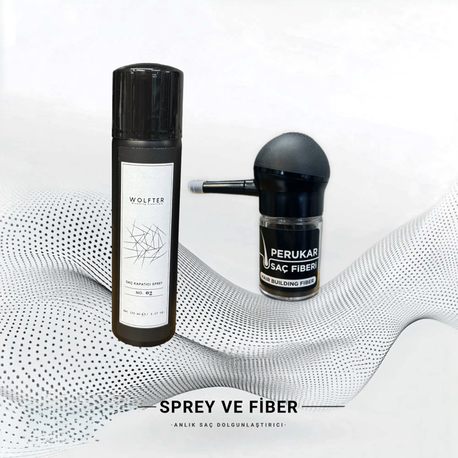 WOLFTER SAÇ SPREYİ VE PERUKAR FİBER KİTİ