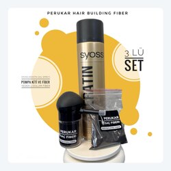 PERUKAR SAÇ FİBERİ 3 LÜ SET