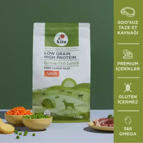Doğal Besi Kuzu Etli Yetişkin Köpek Maması 2,5 Kg