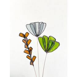 Naturel /Vitray çiçek