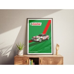 Toyota Celica Turbo 4WD Tablo (40x55cm)