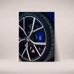 Volkswagen Golf 8R Rim Foreks Tablo (35x50cm)