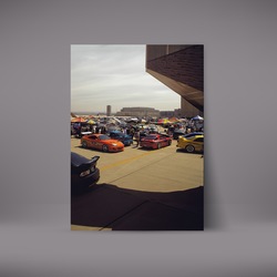 Fast & Furious Car Meet Foreks Tablo (35x50cm)