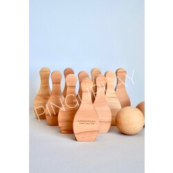 Ahşap 6lı Bowling set⭐️