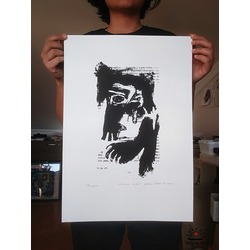 Unknown Dude Serigrafi Poster