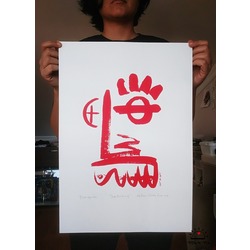Overthinking Serigrafi Poster