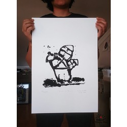Back to Back Serigrafi Poster
