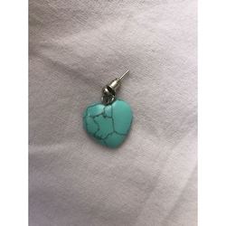 love küpe ( turkuaz)