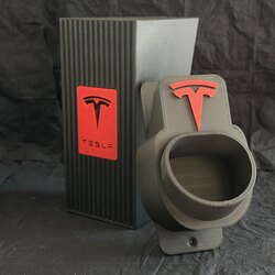 Tesla Şarj Adaptörü ve Type2 Soket Tutucu - 2.Versiyon