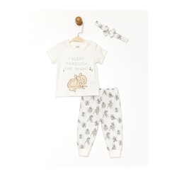 Bambi kız bebek üçlü set