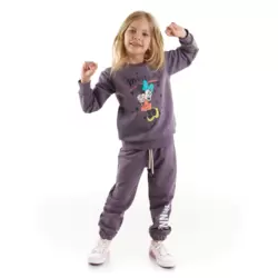 MINNIE MOUSE Lisanslı Kız Bebek Eşofman Takımı 21506