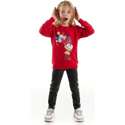 Minnie mouse lisanslı kız çocuk sweatshirt