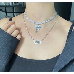 kelebek choker 