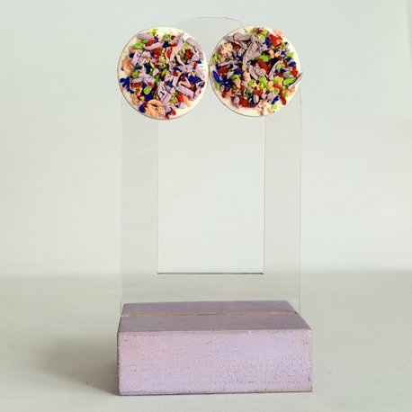 Crunchy Boton Midi Studs Retro