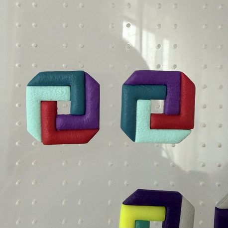 Braided Cuadrado Midi ColourBlock