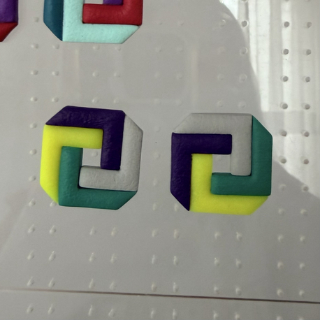 Braided Cuadrado Midi ColourBlock