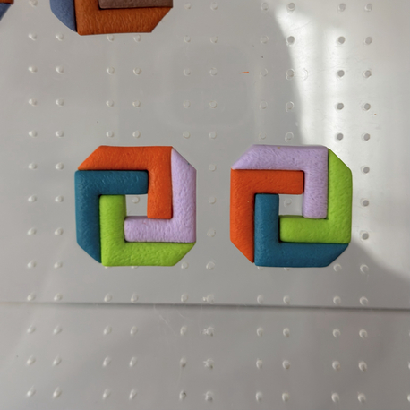 Braided Cuadrado Midi ColourBlock