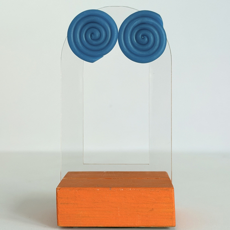 Mother Earth Pachamama Studs - Translucent Turquoise