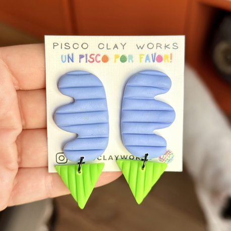 Colour Block Dangles