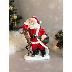 Geyikli Noel Baba Obje
