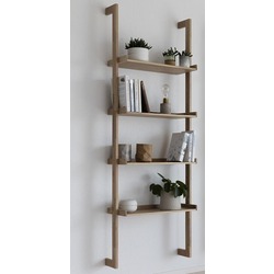 Plania Ahşap Duvar Tipi Kitaplık 160x60