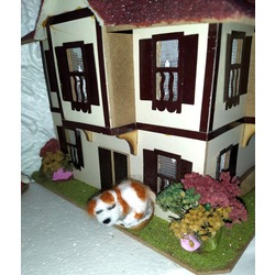 CEVIZ KABUĞUNDA UYUYAN YAVRU KÖPEK/Needle Felted Puppy in a Walnut Shell