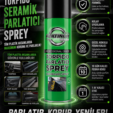 PLATİNUM WASH TORPİDO SERAMİK SPREY 500ML
