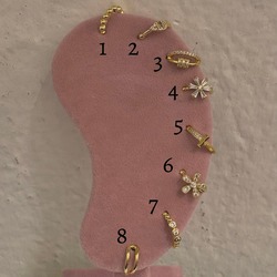 Altın Rengi Ear Cuffs