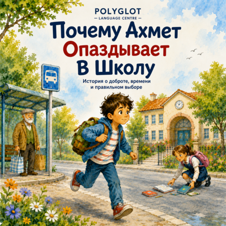 Почему Ахмет Опаздывает В Школу | Rusça Hikâye E-Kitabı