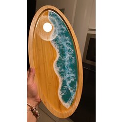 Oval Bambu Tepsi