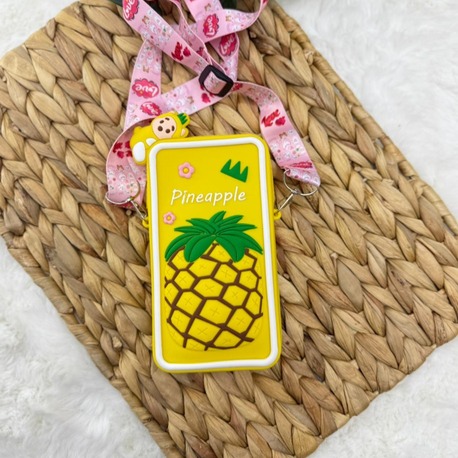 ANANAS DESENLİ SİLİKON ÇANTA