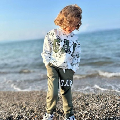 ERKEK ÇOCUK PAMUKLU 2'Lİ TAKIM ALT - ÜST TAKIM EŞOFMAN TAKIMI 