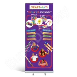 Portatif  Klasik Roll Up 80x200cm / Mekanizma