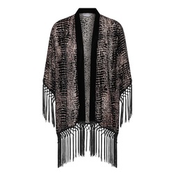 Postbohem  Yakma Kadife Kimono Leo